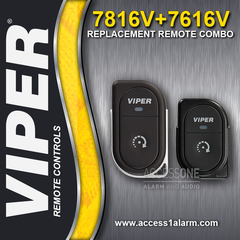 Vuper 7816V and 7616V 2-Way 1-Mile 1-Button Remote Control